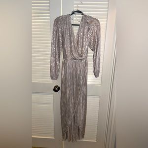 Guess silver sparkling cocktail dress